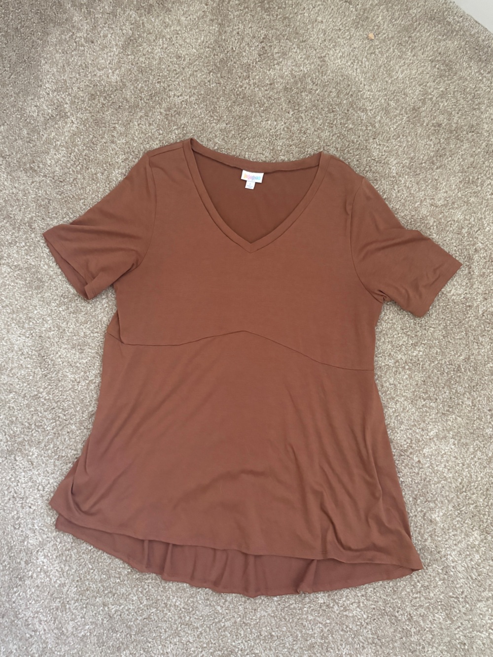 LuLaRoe Brown Jana Top